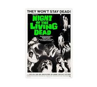maehbya Poster du film Night of The Living Dead 1968 - Décoration pour chambre à coucher, bureau, chambre - Cadeau - 40 x 60 cm