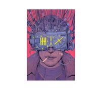 maehbya Poster Neuromancer sur toile pour décoration de chambre à coucher, bureau, chambre, cadeau (50 x 75 cm)