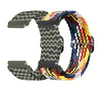 MaEiol 22mm Bracelet Nylon Tressés pour Xiaomi Watch S4 / Xiaomi Redmi Watch 5 Active/5 Lite/Amazfit Balance 2 /Amazfit Bip 6/Bip 5 Unity/GTR 4 /GTR 3 Pro, Bracelets Remplacement pour Hommes Femmes