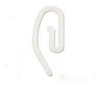 Maelsa Agrafe Plastique Escargot X 25 - Blanc