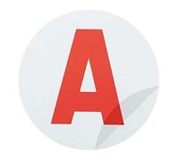 Maelsa Disque A Jeune conducteur électrostatique - Vous Avez Le Permis B et êtes apprentis conducteur. A sur Fond Rouge diamètre 15 cm Rond - Accessoires Auto Garantie Voiture Intérieur Indispensable