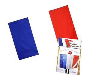 MAELSA® - Drapeau de la France 150X90 - Drapeaux français bleu blanc rouge - Drapeau grande taille très résistant - Body flag supporter français