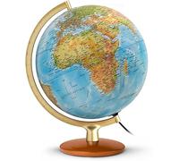Maelsa® Globe Terrestre Monde Adultes et Enfants Divers Modèles à Choisir Cadeau Noël Communion Anniversaire (Globe Prenium BLEU 30 cm)