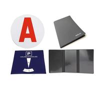 Maelsa® Kit démarrage Jeune conducteur apprentis Disque A électrostatique electrostatique + Disque Bleu de station+ Etui Carte 1