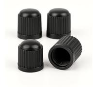 Maelsa - Lot de 4 Bouchons de Valve Universels - Capuchons de Valve Anti-Poussière pour Voiture, Moto, Vélo, Trottinette - Bouchons en Plastique Renforcé - Protection Durable des Valves
