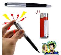 Maelsa® - LOT Farce ET Attrape Electrique - Stylo Choc ÉLECTRIQUE + Briquet Choc ÉLECTRIQUE - DÉCHARGE ÉLECTRONIQUE Jouet ET Blague DRÔLE Amusant mais Non Dangereux