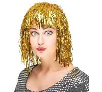 Maelsa® Perruque Disco Métallique pour Déguisement 80's Fête Anniversaire Reine de Soirée Déguisée