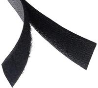 Maelsa Rouleau Bande Scratch Lavable a Coudre Noir - 2m - pour Tissu Vêtement Rideau Largeur de 2cm