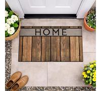 Maelsa Tapis IMP 45X75CM Caoutchouc - Effet Bois Marron