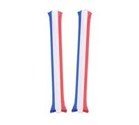 Maelsa® Tout pour le supporter FRANCAIS ( JO, Hand, Foot,Basket...) Echarpe, Sifflet, Perruque, TapTap, Maquillage, Drapeaux .. A vous de choisir (2 bâtons TAPTAP Gonflable)