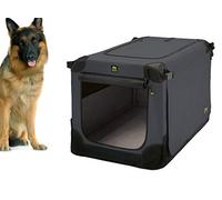 Maelson Boîte de Transport Souple pour Chien - Couleur Anthracite - 105 x 72 x 81 cm