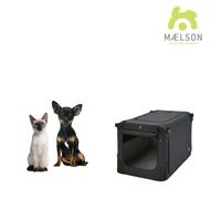 Maelson Soft Kennel anthracite, 52 cm - cage de transport pliable pour chien