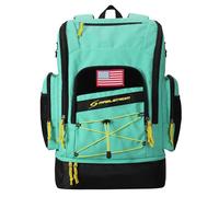 Maelstrom Sac à dos de natation, sac de natation de 35 l avec compartiment séparé pour chaussures, sac à dos pour la plage, les athlètes, le sport, la gym, pour homme et femme, bleu aqua, bleu eau, L,