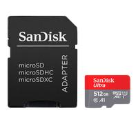 Mälukaart SanDisk Ultra microSDXC 512GB + SD Adapter
