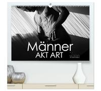 Männer AKT Art (hochwertiger Premium Wandkalender 2026 DIN A2 quer), Kunstdruck in Hochglanz: Stilvolle Männer - Akte in ästhetischer Abstraktion aus Linien und Körpern
