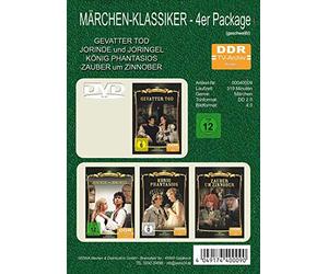Märchen-Klassiker 4er Package - Gevatter Tod - Jorinde und Joringel - König Phantasios - Zauber um Zinnober (DDR-TV-Archiv) [4 DVDs]