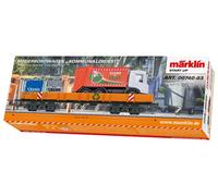 Marklin 00740-03 Wagon à bords bas à bogies Type Rlmms, avec chargement service