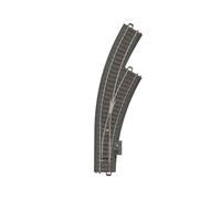 Aiguillage enroulé, à droite H0 Rayon:360 mm 30 ° Märklin 24672 1 pc(s)
