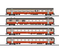 Märklin 42190 Jeu de Voitures Passagers 4 Pièces Swiss Express Cff / Epoque IV