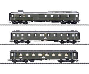 Märklin 42490 SET de 3 wagons de train rapide H0 PwPost4ü-28 de la DRG