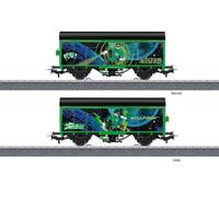 Märklin 44830 Wagon De Marchandises Couvert Green Latern HO 1:87 NEU