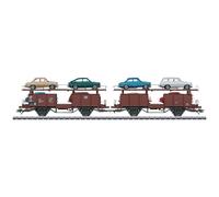 Märklin 46129 H0 paire de wagons de transport de voiture Laaes de la DB