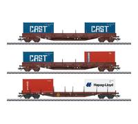 Märklin 47119 H0 Coffret de wagons porte-conteneurs SNCB