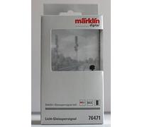 Märklin Signal de blocage lumineux 76471 – Voie H0 Rouge/Blanc