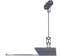 Märklin 76480 H0 Signal lumineux de la DB Signal davertissement