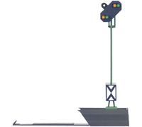 Märklin 76481 H0 Signal lumineux de la DB Signal d'avertissement avec feu supplémentaire