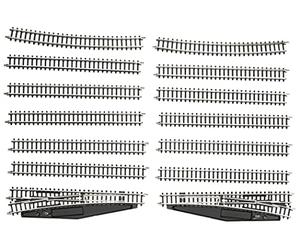 Märklin - 8190 - Modélisme Ferroviaire - Kit de Base - Coffret Extension E avec Aiguillages à Commande
