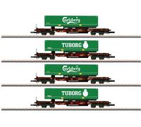 Märklin 82290 SET de 4 wagons de poche Z de lAAE Cargo