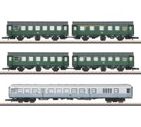 Märklin 87074 Z Coffret de 5 voitures voyageurs réversibles de la DB, MHI (87074)