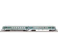 Märklin 88701 Véhicule Diesel VT 628.2 avec Chariot de Direction 928.2 DB Piste Z (1:220) - Camion de Circulation Proche époque IV, Menthe/Turquoise/Gris Clair, éclairage LED, modèle de Collection