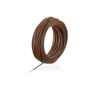 Märklin Câble Électronique 1 fil, AWG 22, 0,19 mm², 10 m, Marron, Compatible avec les appareils Märklin
