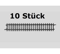 (H0) Voie K Märklin (sans ballast) 2200 Rail droit 180 mm 10 pc(s)