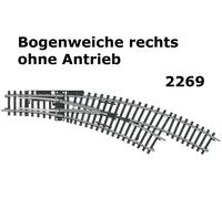 Märklin H0 2269 - Voie Courbe K Droite (Sans Mécanisme) Neuf