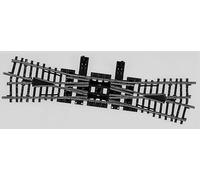 Traversée-jonction, double Longueur: 225 mm Rayon:902.4 mm 14.43 ° Märklin 2275 1 pc(s)