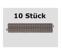 Märklin H0 24188 - Voie Droite, 188,3 Mm. (10 Pièce en Emballage D'Origine) Neuf