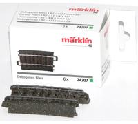 Märklin Rail courbe H0 24207 – Rayon 437,5 mm 7,5° – 6 pièces