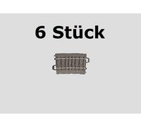 Rail courbe H0 Rayon:437.5 mm 7.5 ° Märklin 24207 6 pc(s)