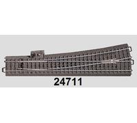 Märklin Aiguillage étroit à gauche H0 24711 – Longueur 236.1 mm, Rayon 1114.6 mm, 12.1° – 1 pc(s)