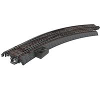 Märklin H0 24772 Aiguillage courbe élancé à droite Courbe intérieure : R3 = 515 mm / 30°. Courbe extérieure : 30°