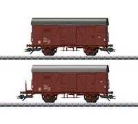 Coffret de wagons marchandises type Gr, NSB, EP III - MARKLIN 46067 - HO 1/87