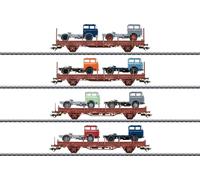 Märklin H0 46406 Coffret de wagons porte-grumes, DR, ép. IV