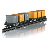 Märklin 46661 H0 paire de wagons de transport pour conteneurs Laabs de la DB