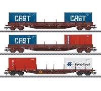 Märklin H0 47119 Ensemble De Wagons Conteneurs SNCB