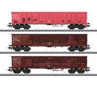 Märklin H0 47188 Lot de wagons à tribord Eanos-x DB AG avec surfaces de...