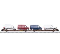Märklin H0 47430 - Paire De Wagons Plat Laads 800B Avec Chargement, Ép. VI Neuf