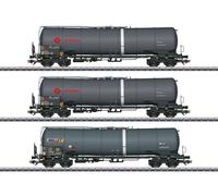 Märklin H0 47551 Lot de wagons-citernes "Zacns" de Ermewa SA / Millet SAS -...